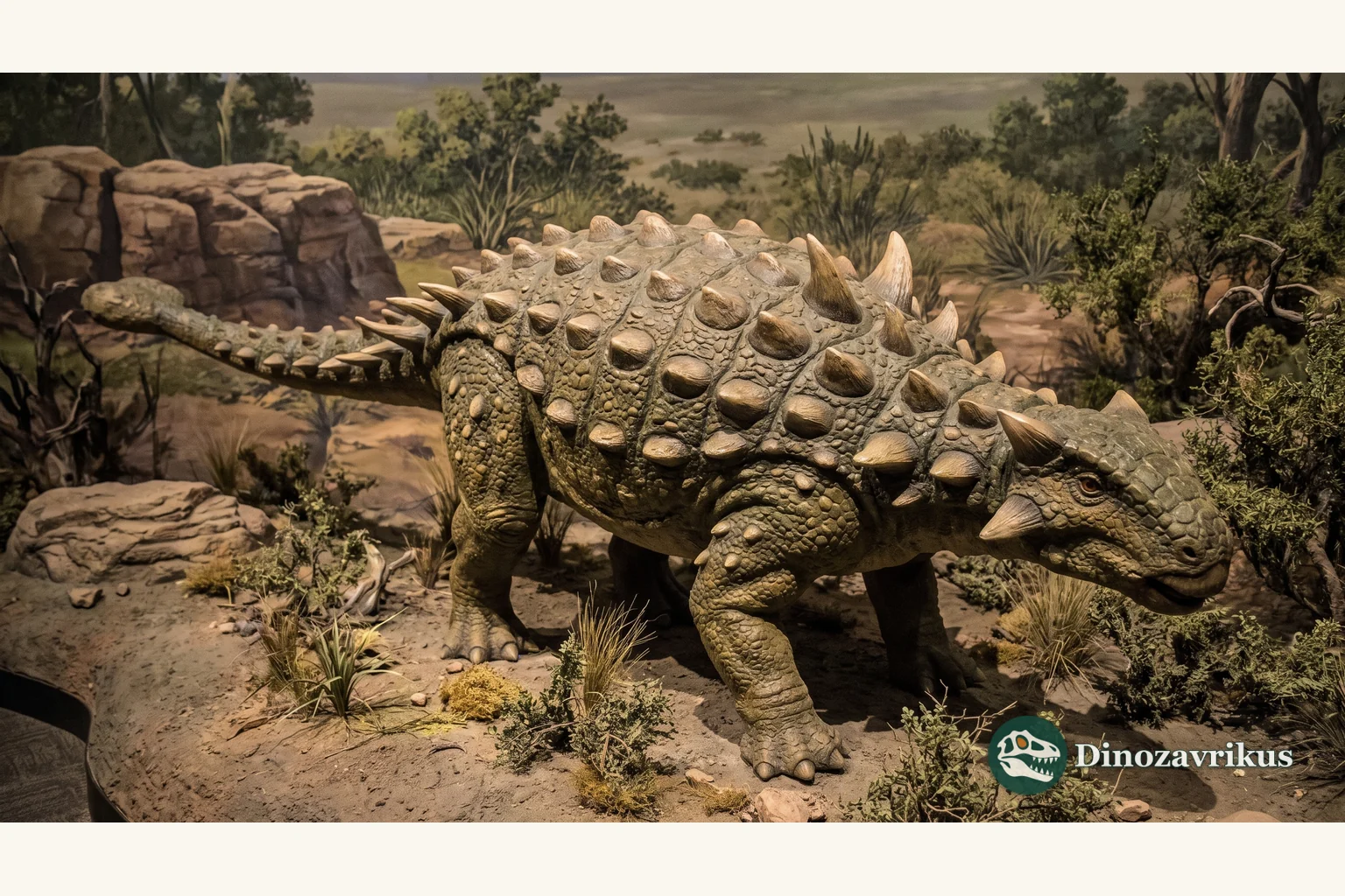 Illustrative reconstruction of Peloroplites cedrimontanus, an armoured dinosaur from Utah