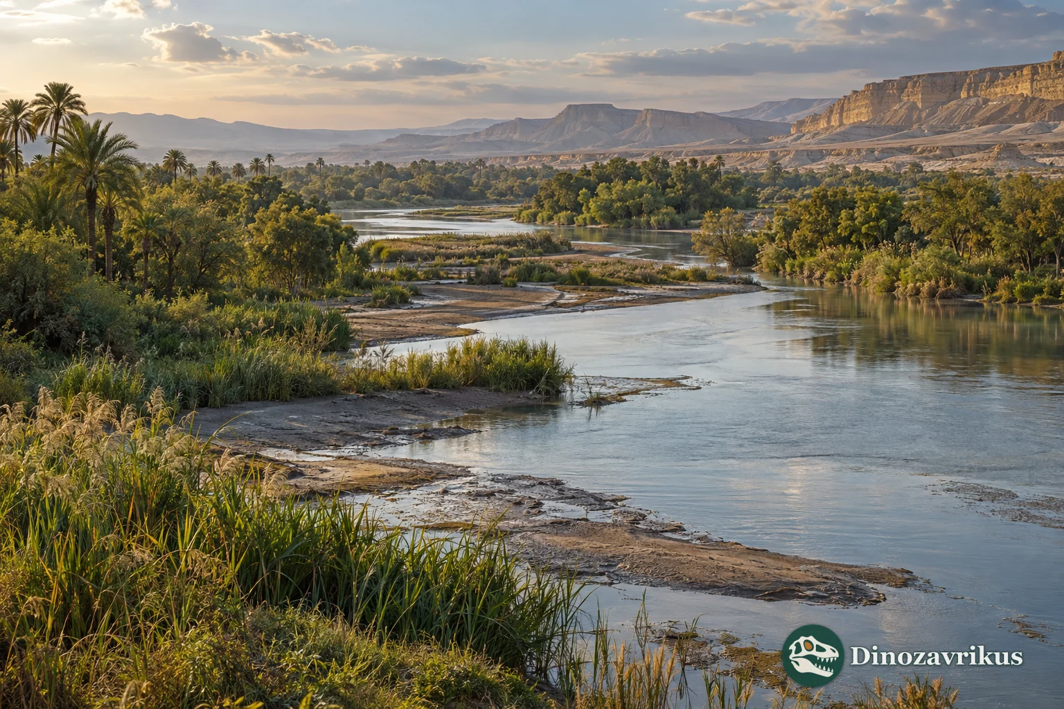 Interpretive Oligocene Fayum river system
