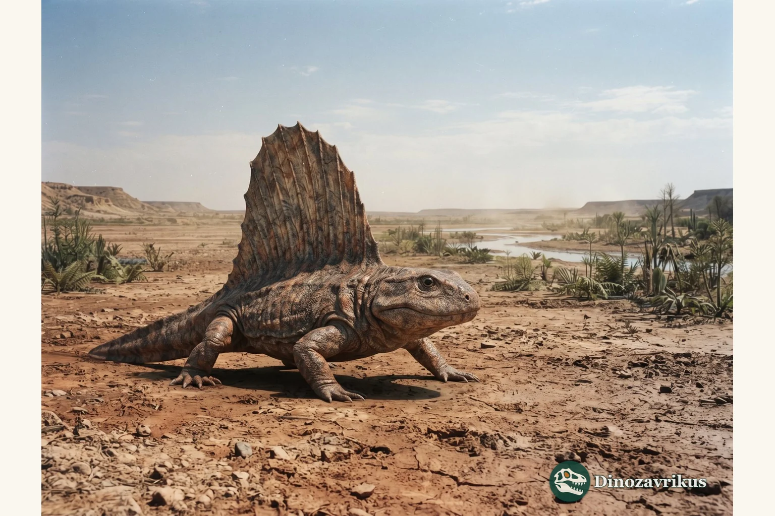 Platyhystrix reconstructed in a seasonally dry Permian landscape