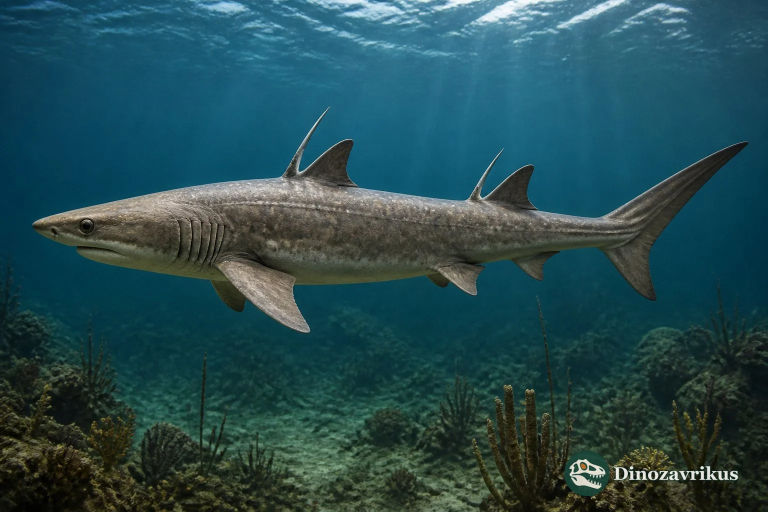 Reconstruction of a Polyacrodus-like hybodontiform in a Triassic sea