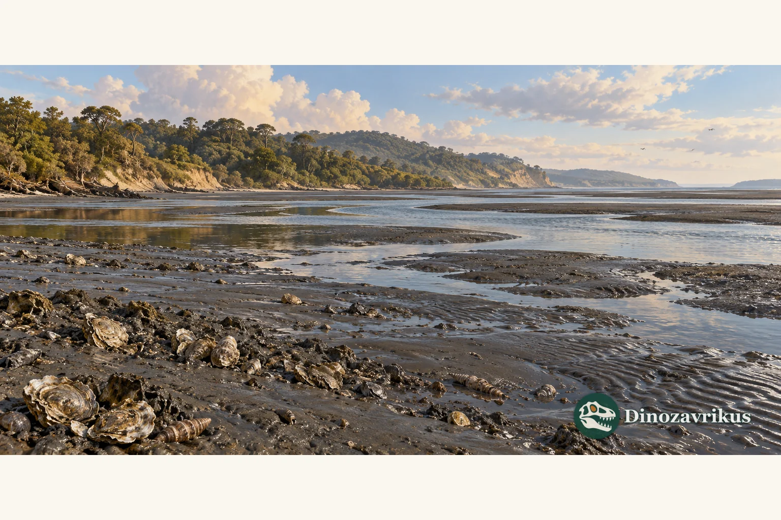 Illustrative early Eocene tidal flat in southern England