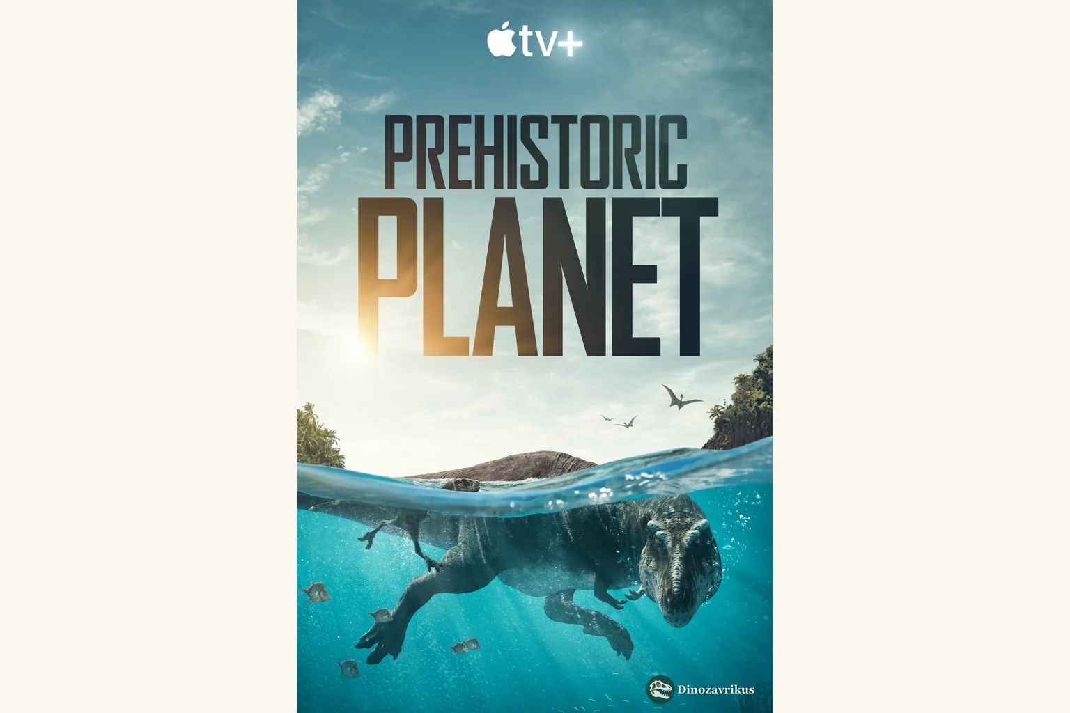 Official poster artwork for the first season of Prehistoric Planet