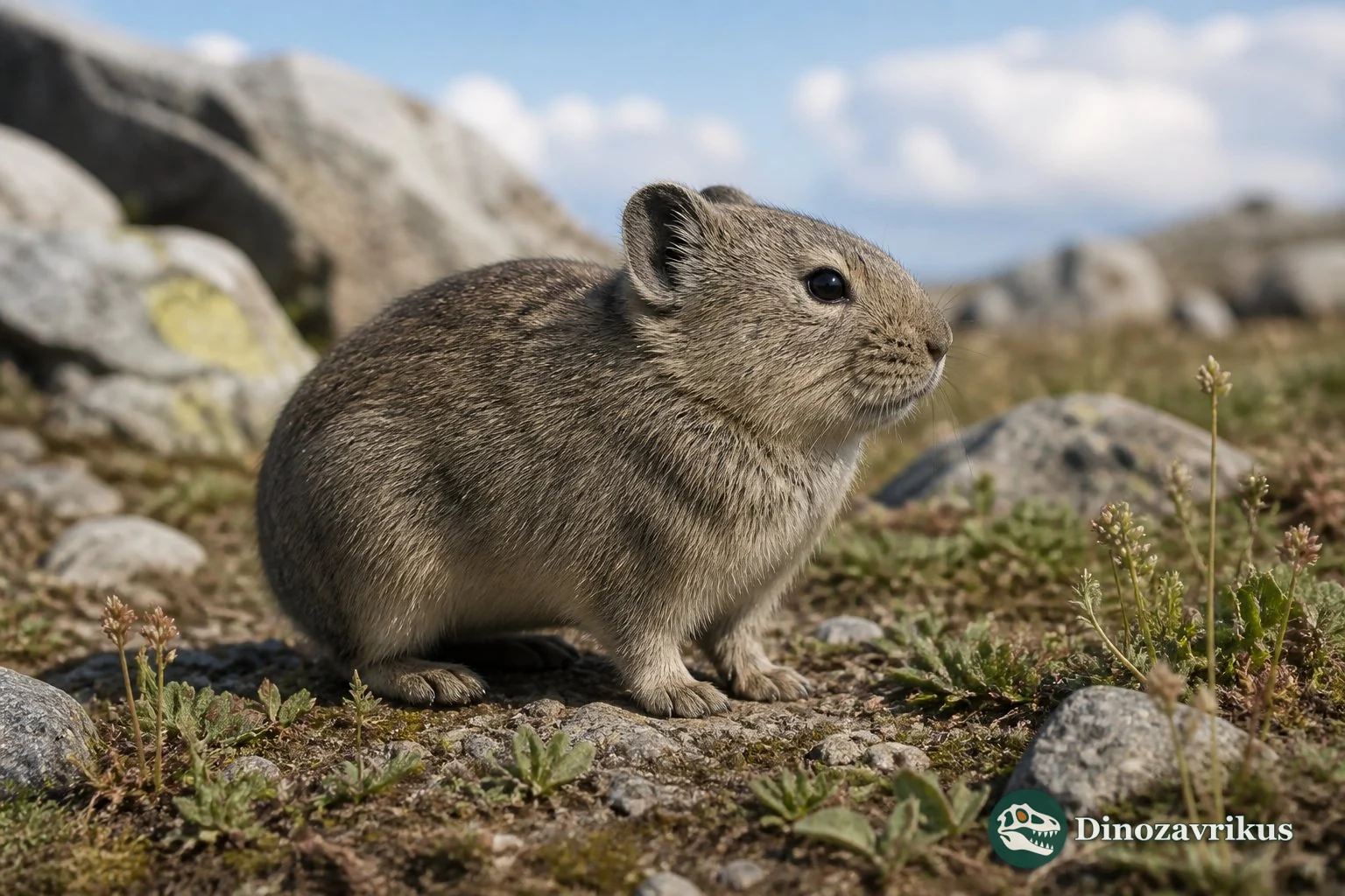 Reconstruction of Prolagus among Mediterranean shrubs