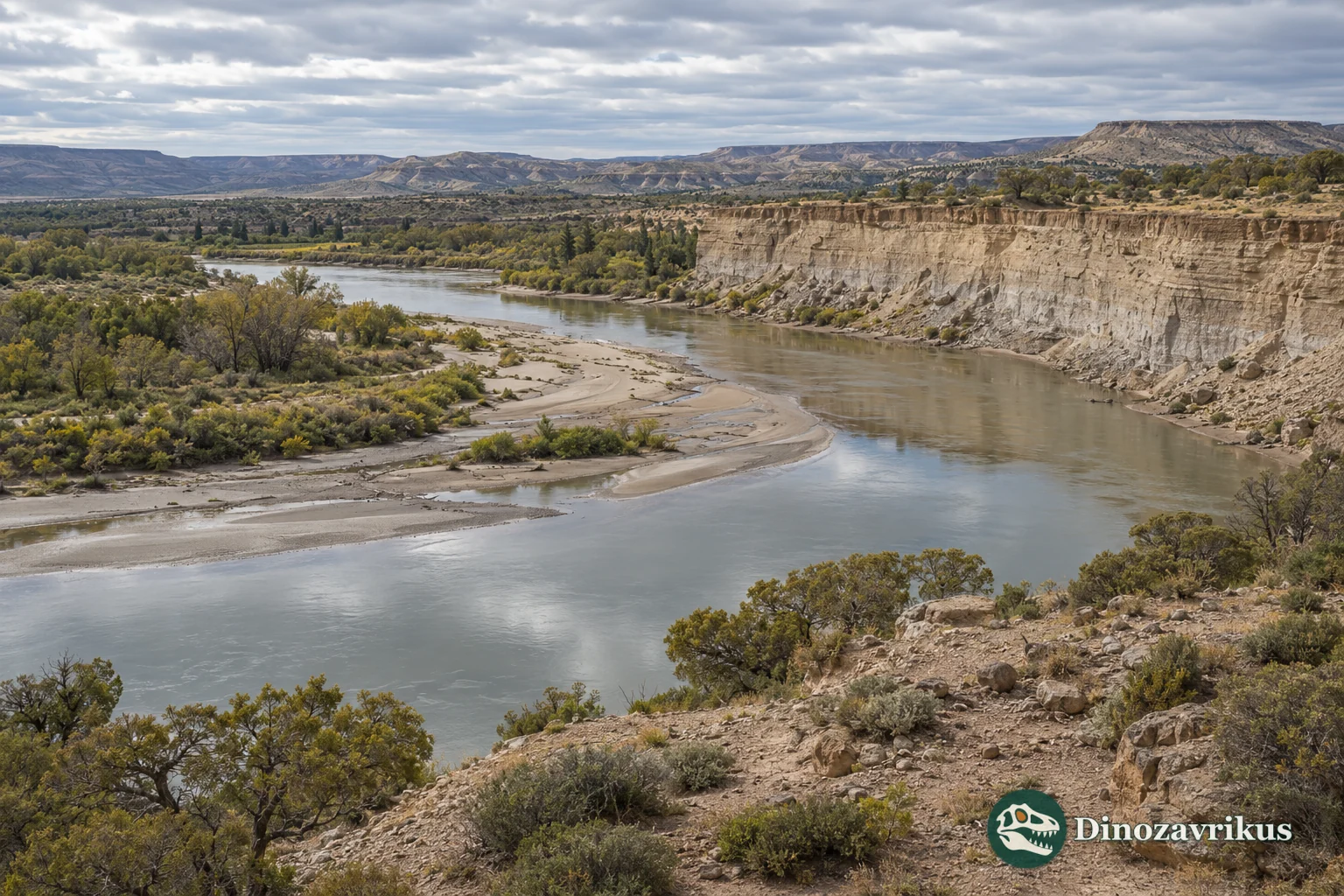 Interpretive early Miocene Patagonian river system