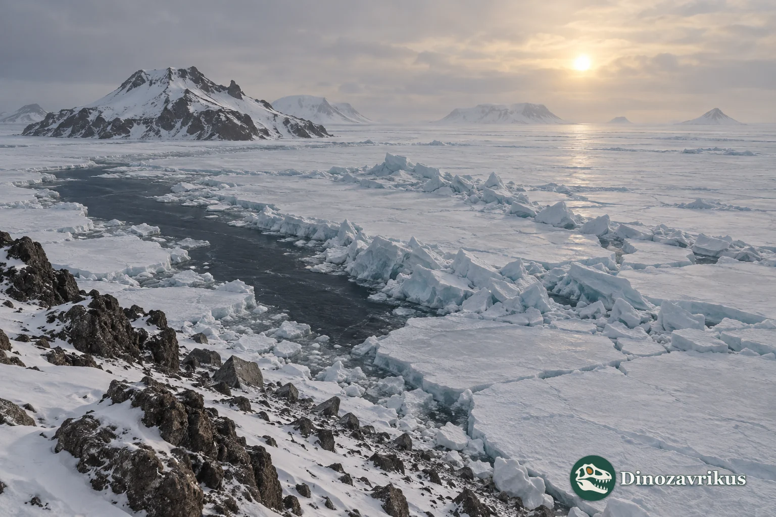 Cryogenian ice-covered ocean with a band of open water