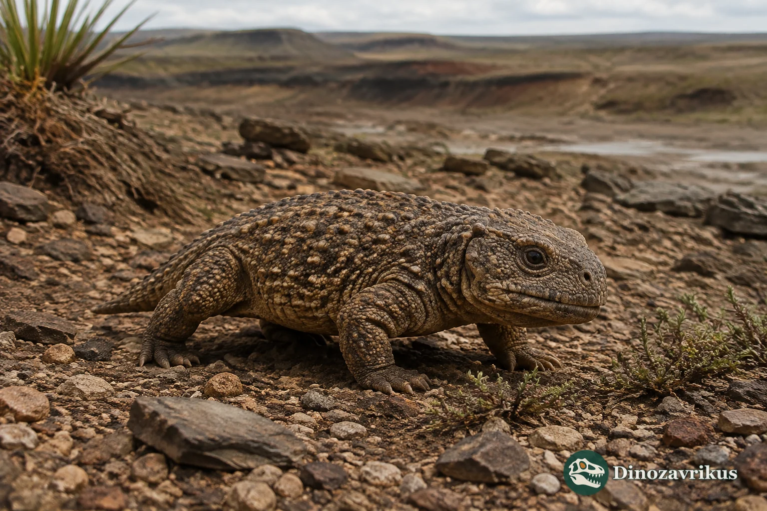 Pumiliopareia pricei among low Permian vegetation in the Karoo Basin