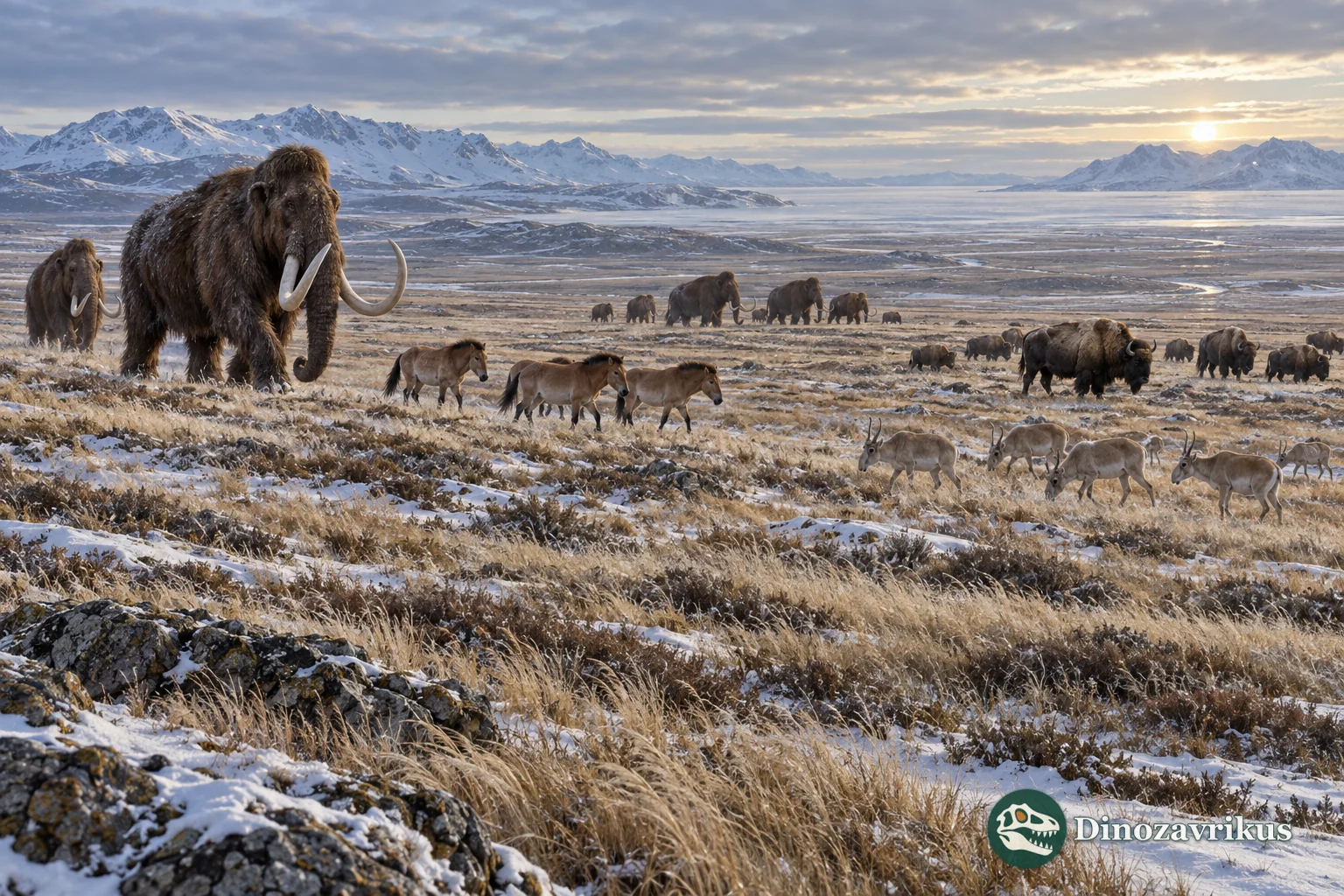 Mammoth steppe on ice-free Beringian land during the Last Glacial Maximum