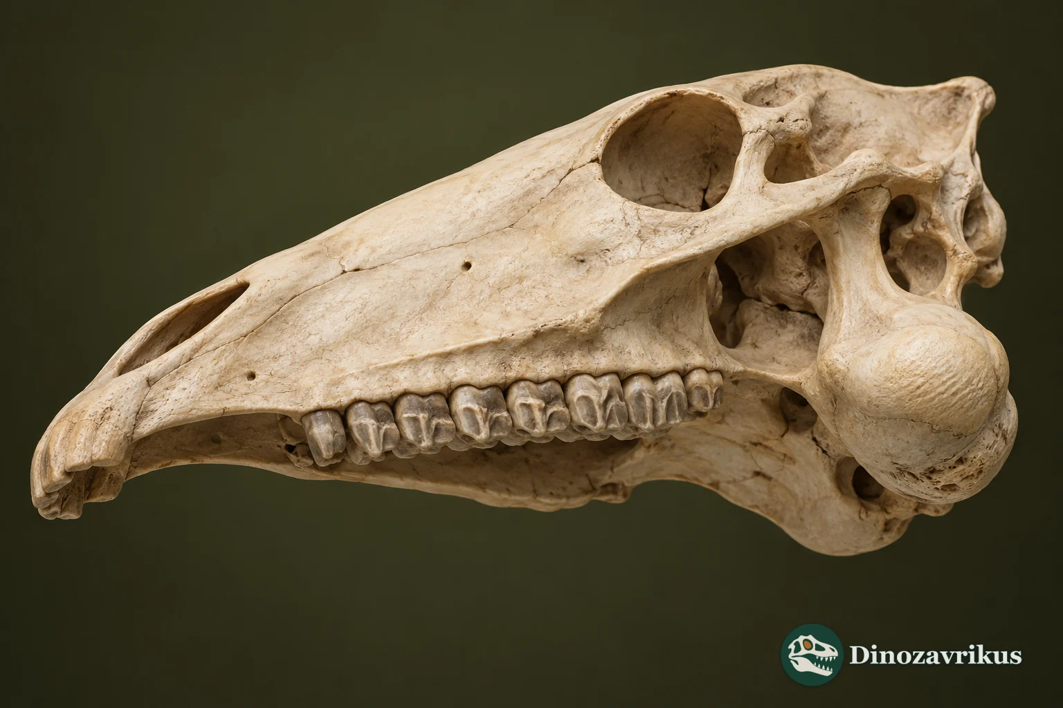 Conceptual three-dimensional notoungulate skull