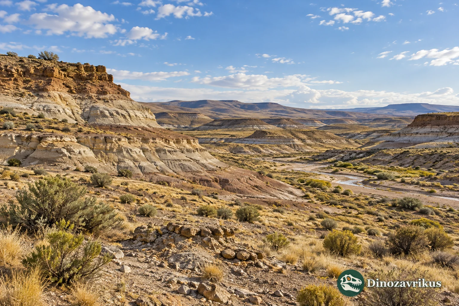 Generalized late Oligocene Patagonian landscape