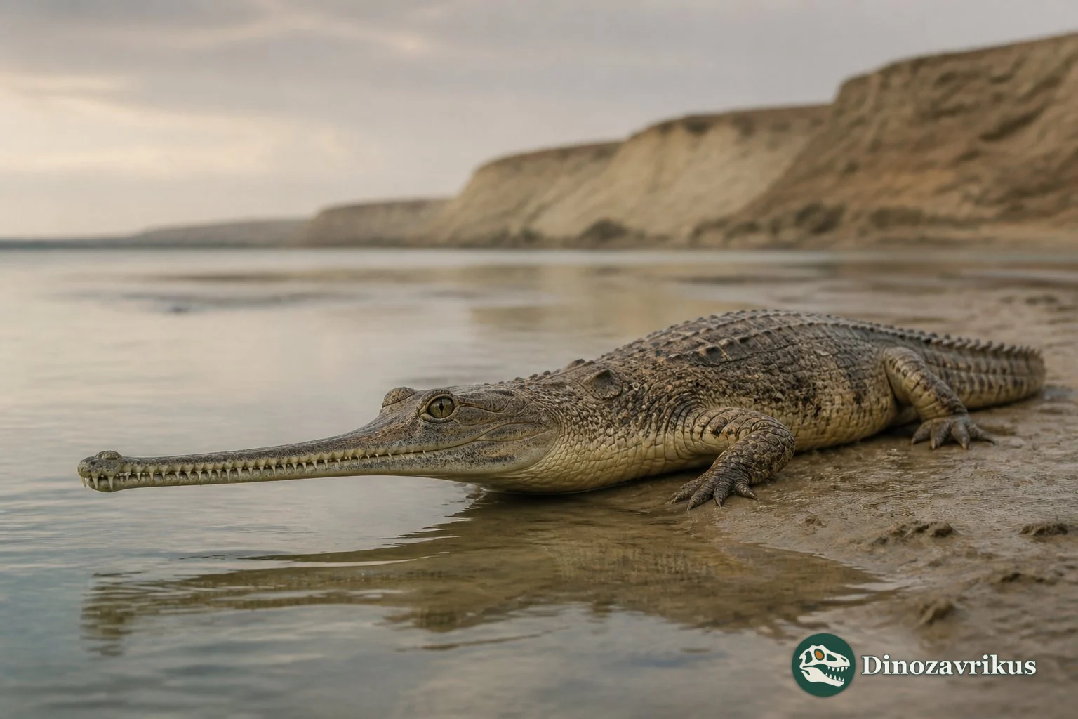 Sacacosuchus reconstructed on the Miocene coast of southern Peru