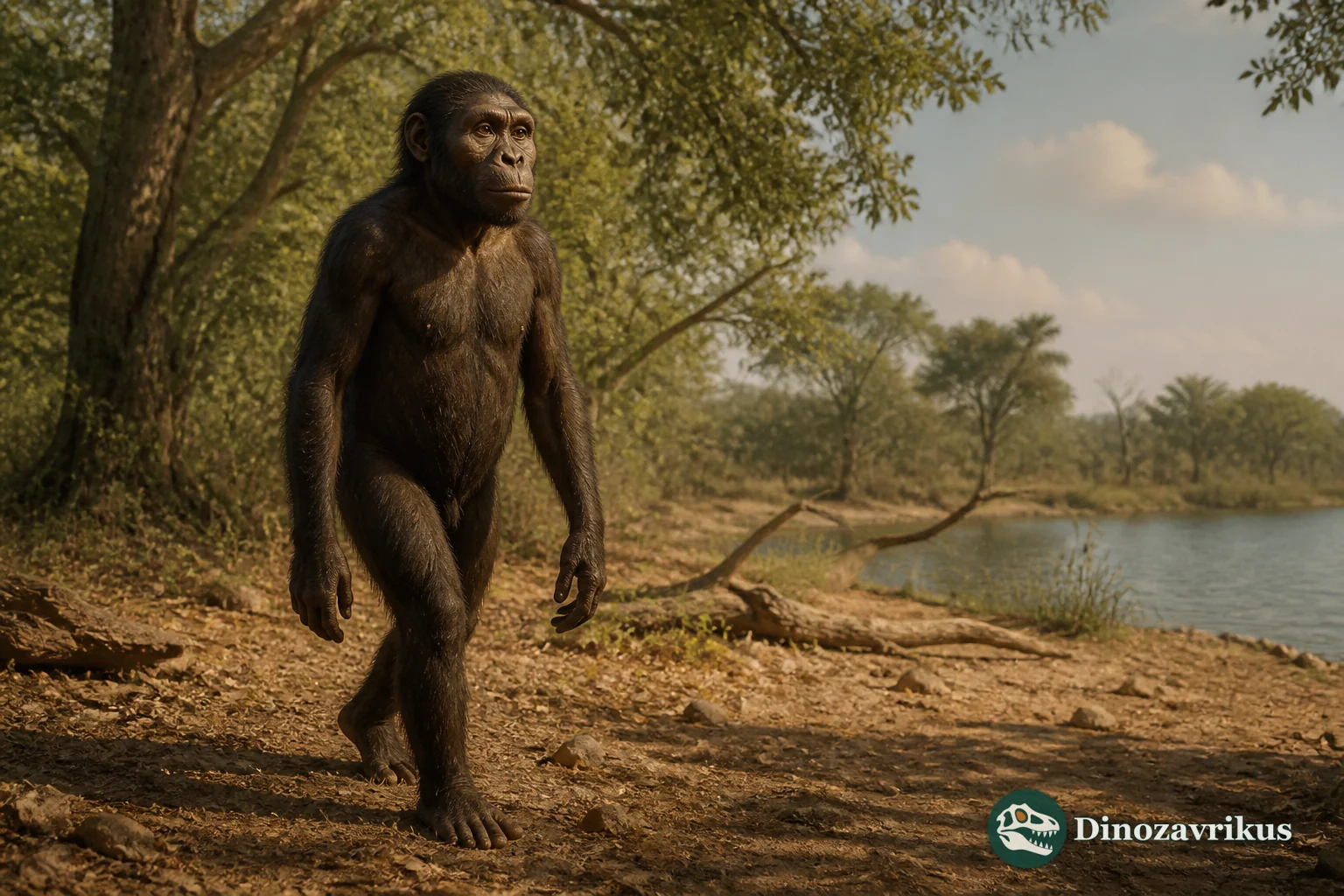 Cautious reconstruction of Sahelanthropus in a late Miocene woodland near ancient Lake Chad