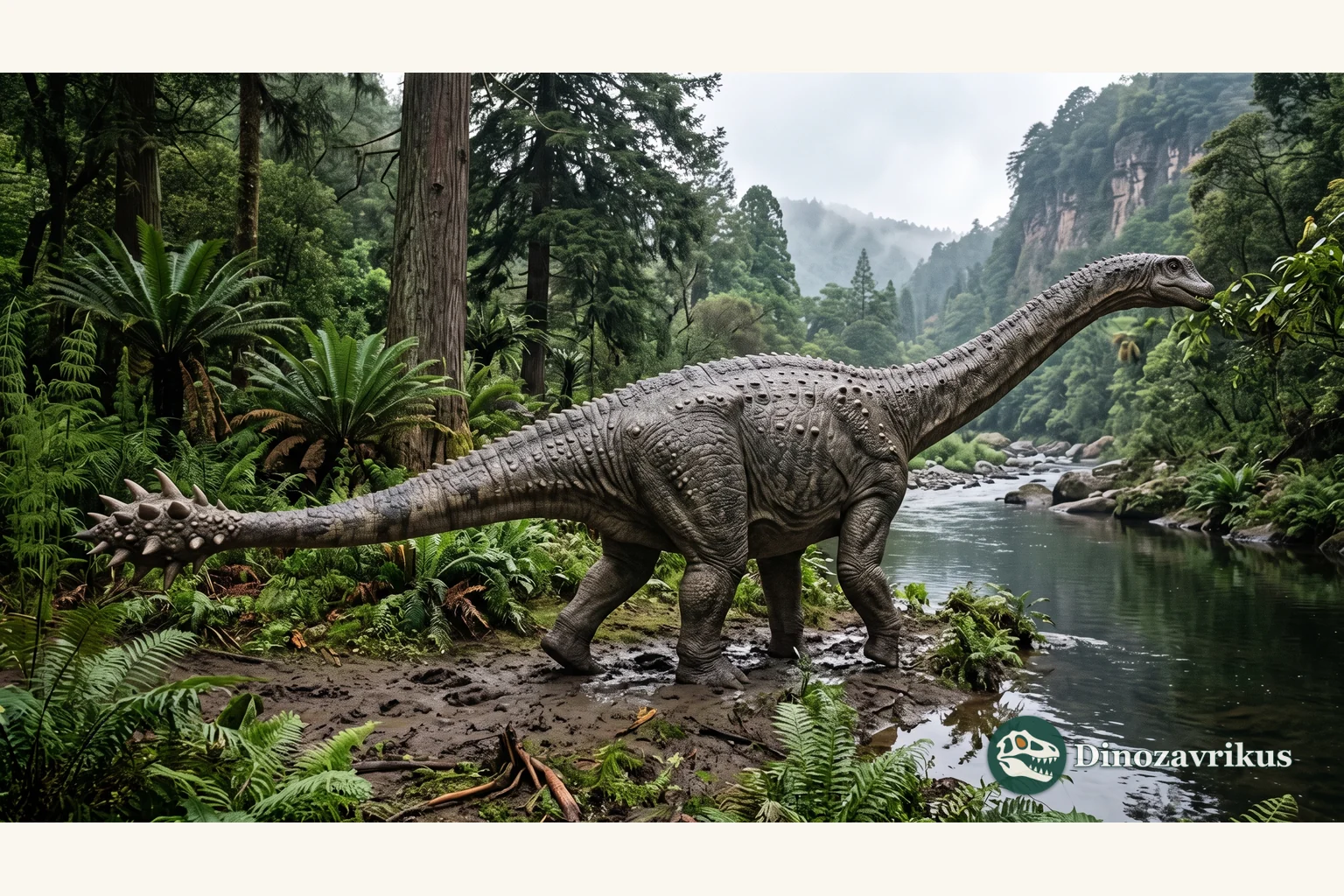 Shunosaurus reconstructed in a Middle Jurassic Sichuan landscape