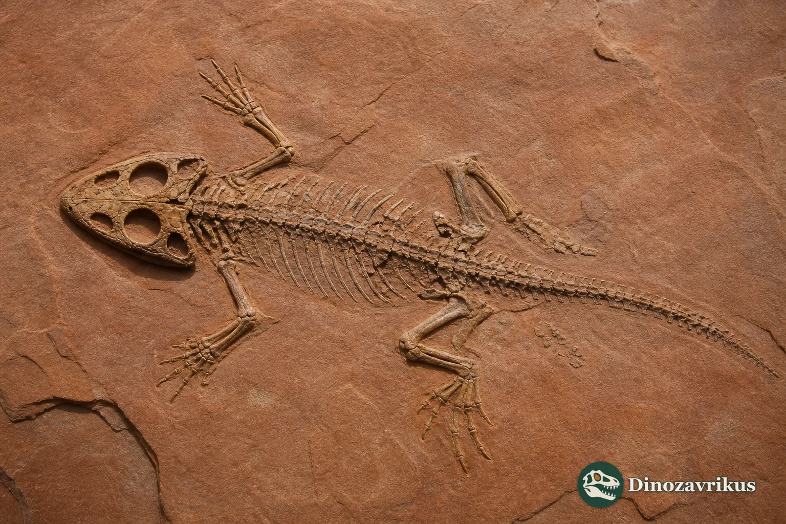 Fossil skull and skeleton of Sineoamphisbaena hexatabularis from the Upper Cretaceous of Inner Mongolia