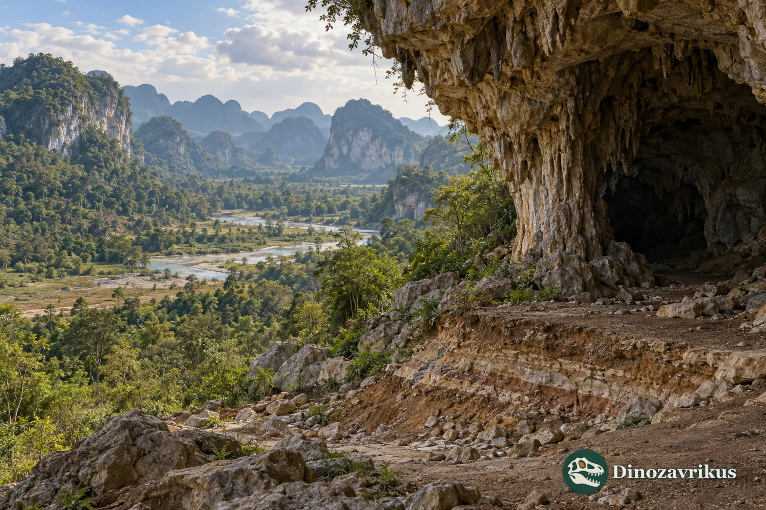 Interpretive Early Pleistocene southern Chinese karst valley
