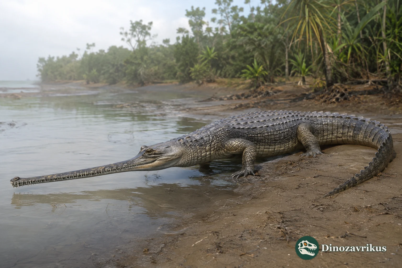 Siquisiquesuchus venezuelensis in a shallow Early Miocene coastal channel of Venezuela