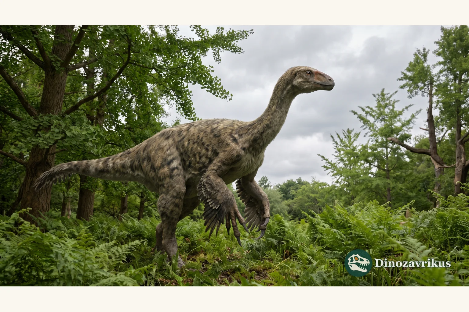 Suzhousaurus reconstructed in an Early Cretaceous landscape of northwestern China