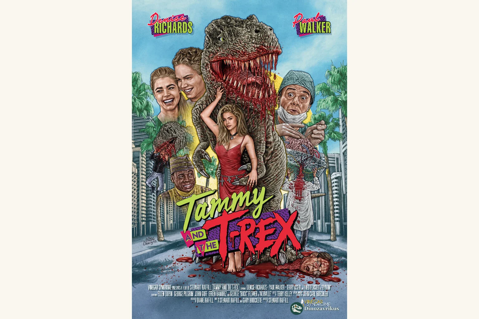 Original poster artwork for Tammy and the T-Rex