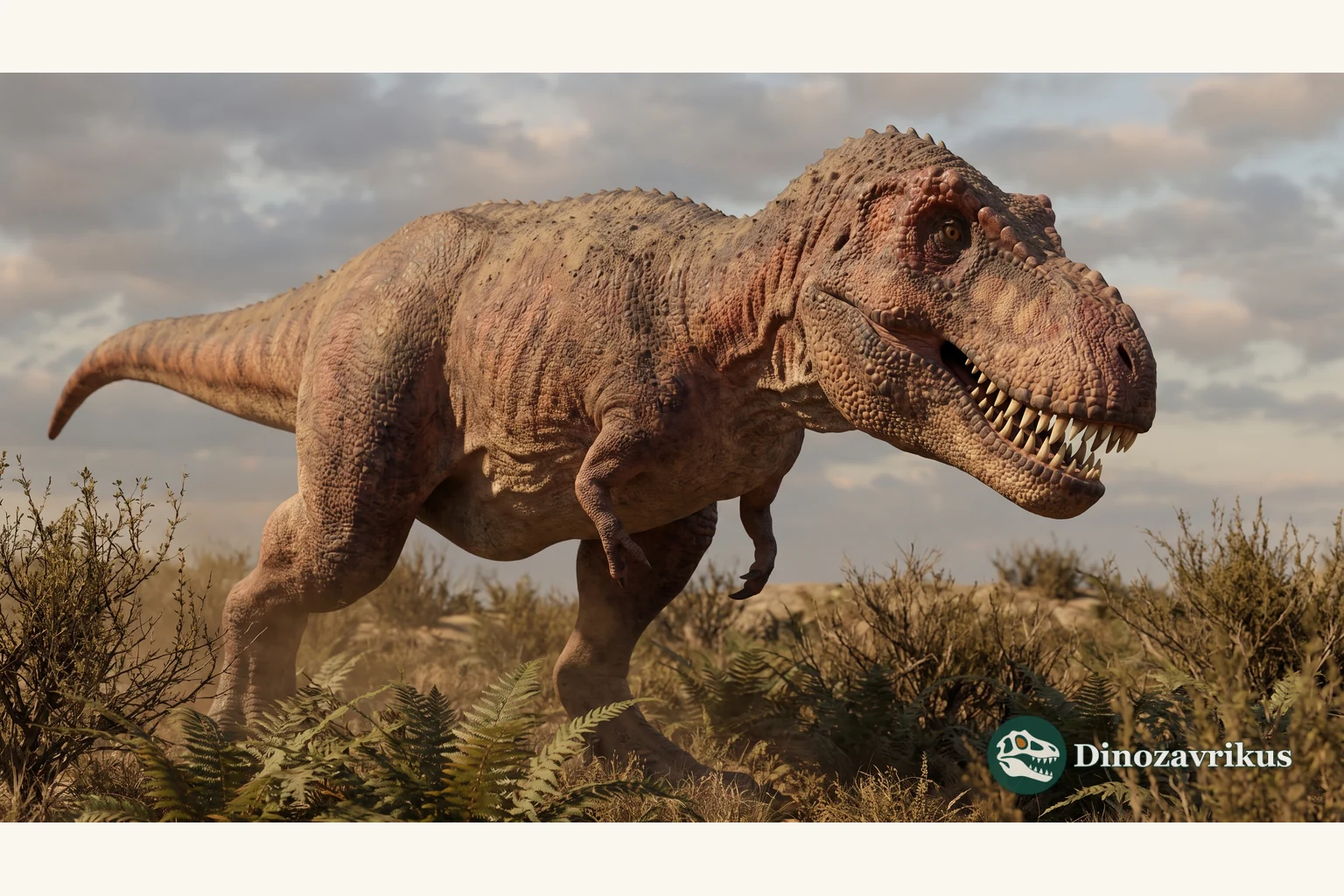 Tarbosaurus in a Late Cretaceous Asian floodplain