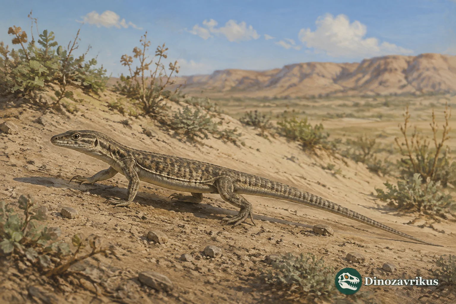 Fossil skull of Telmasaurus grangeri from the Late Cretaceous Gobi Desert of Mongolia