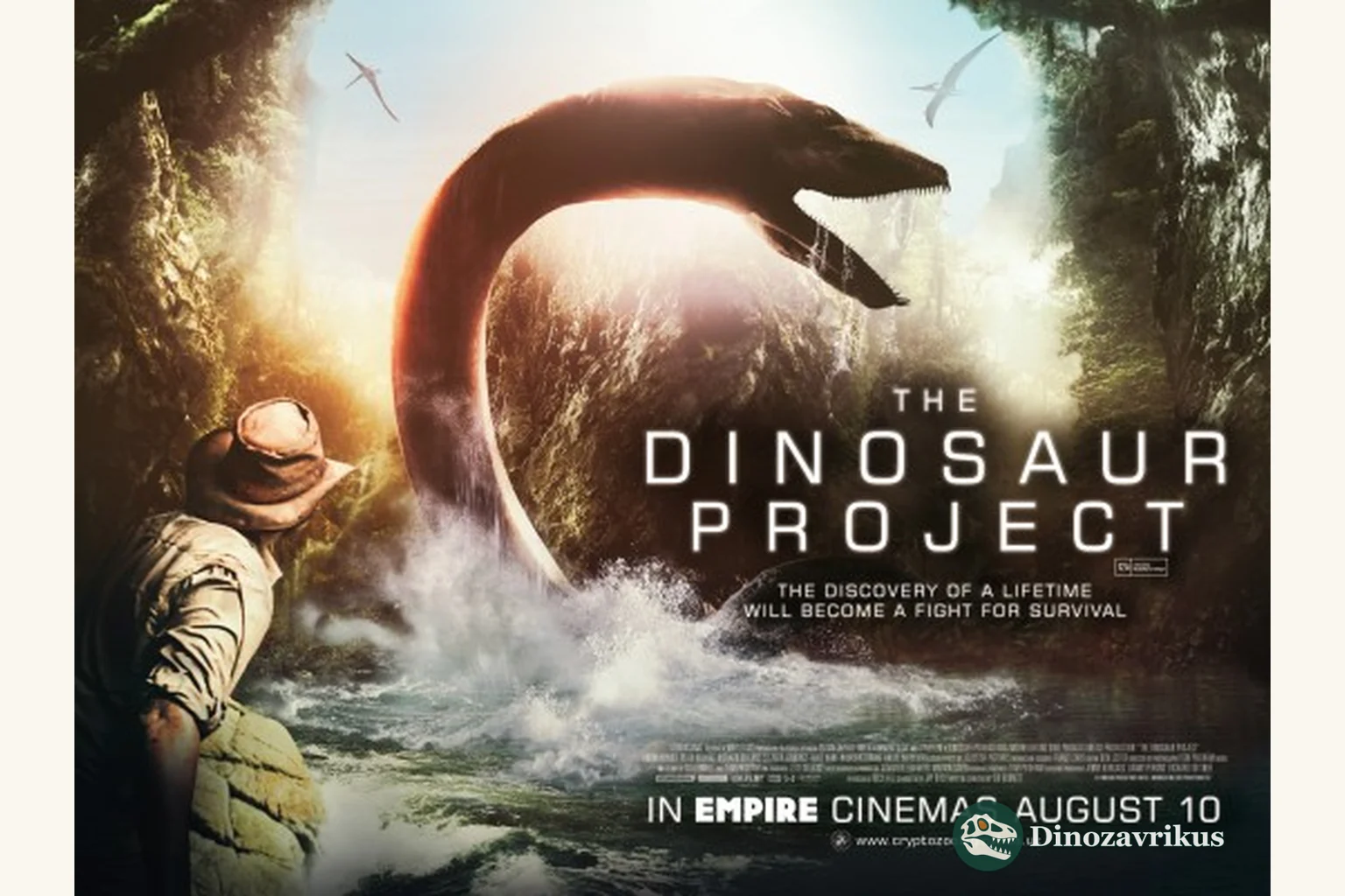 English cover artwork for The Dinosaur Project (2012)