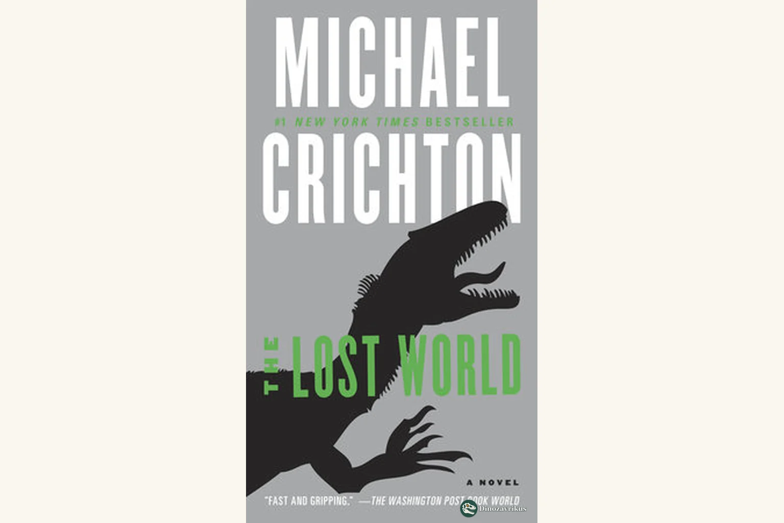 English edition cover for Michael Crichton’s The Lost World