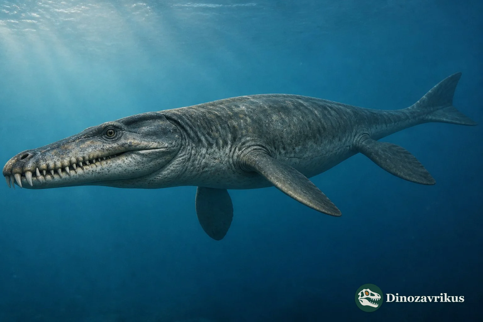 Torvoneustes in the Kimmeridgian sea, reconstructed from skull and skeletal fossils