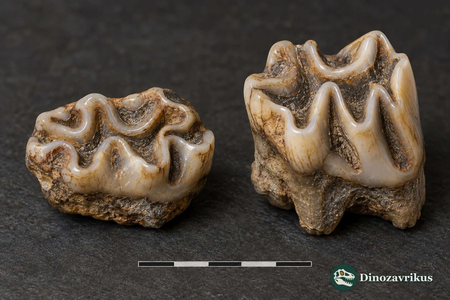 Conceptual comparison of fossil vole lower molars