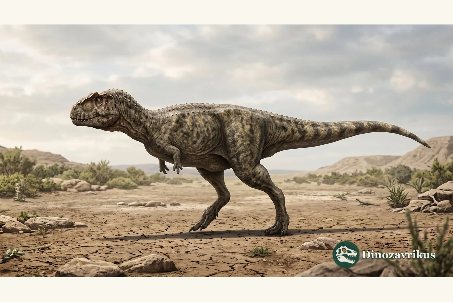 Illustrative reconstruction of the proposed theropod Vitakridrinda sulaimani in Late Cretaceous Pakistan