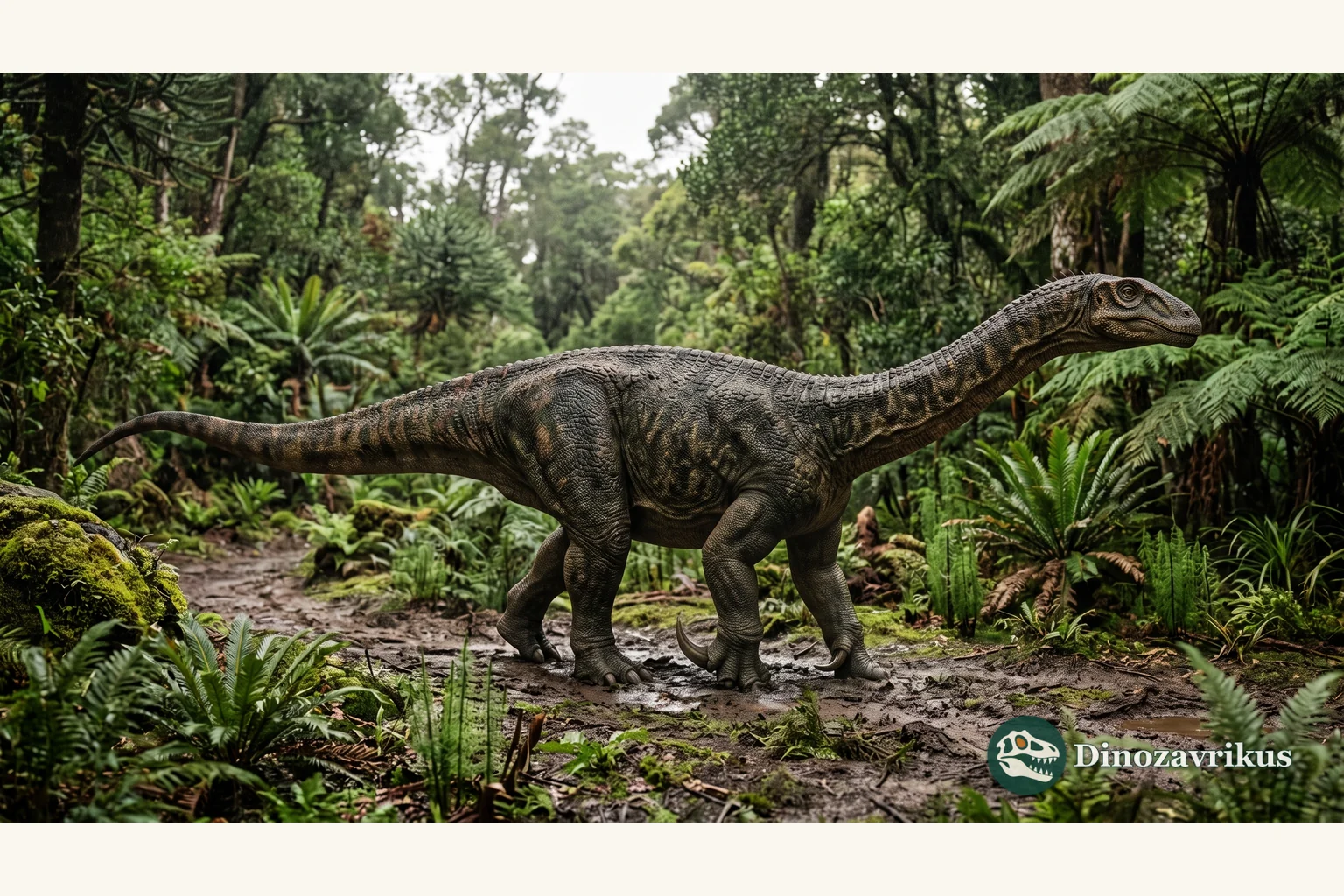 Vulcanodon reconstructed in a forested Early Jurassic landscape of Zimbabwe
