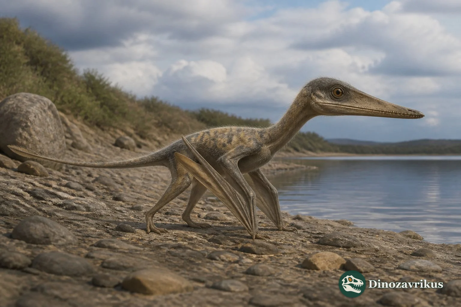 Wenupteryx reconstructed over a Late Jurassic Patagonian coastal basin