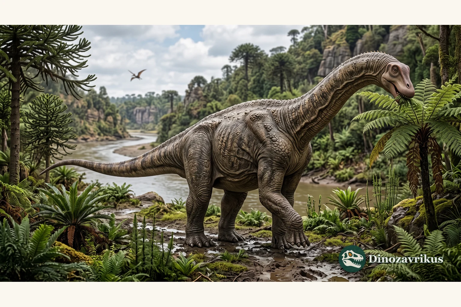 Scientific reconstruction of Yuanmousaurus in a Middle Jurassic landscape of Yunnan, China