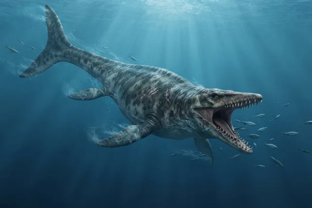 Clean catalogue illustration for Tylosaurus